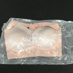 NIP Peach Seamless Padded Bra - M